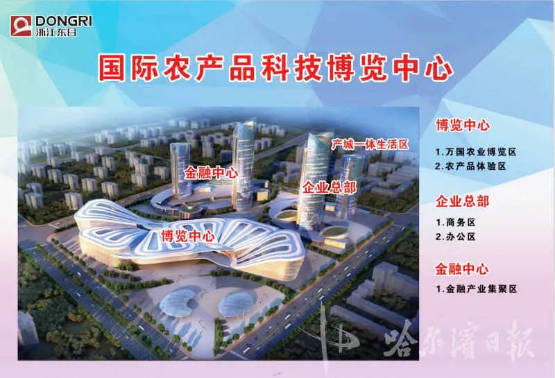 
“环球丝路带”国际ob欧宝农产品交易博览中心哈尔滨开工建设
